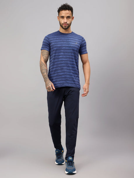 Vector X Mens Polyester Round Neck Sports T-Shirt Half Sleeves