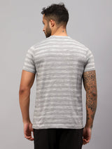 Vector X Mens Polyester Round Neck Sports T-Shirt Half Sleeves