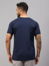 Vector X Mens Wear Polyester Solid Round Neck Half Sleeves T-shirt For Court Games, Cricket, Golf, Running, Fitness, Training, Athletic Sports