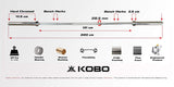 Kobo OR-7-A Olympic Barbell 86″ Bar