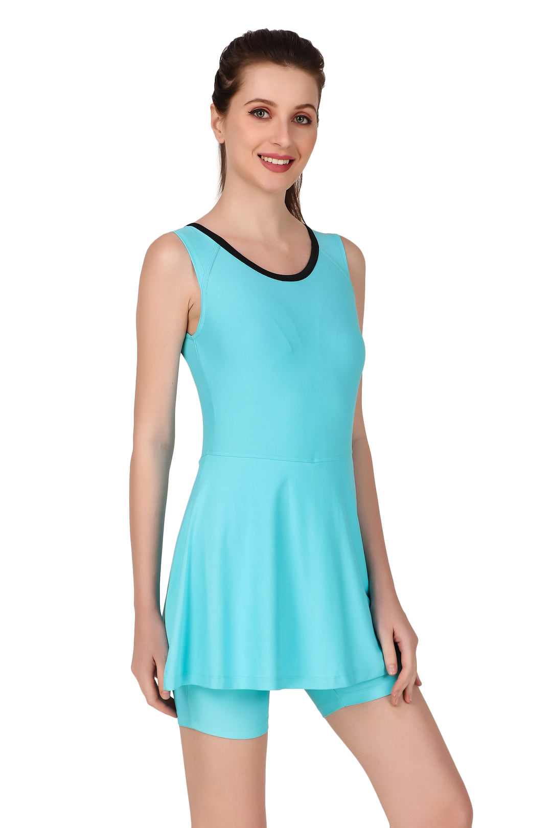 Viva Swimming Round Neck Sleeveless Swimming Costume for Women