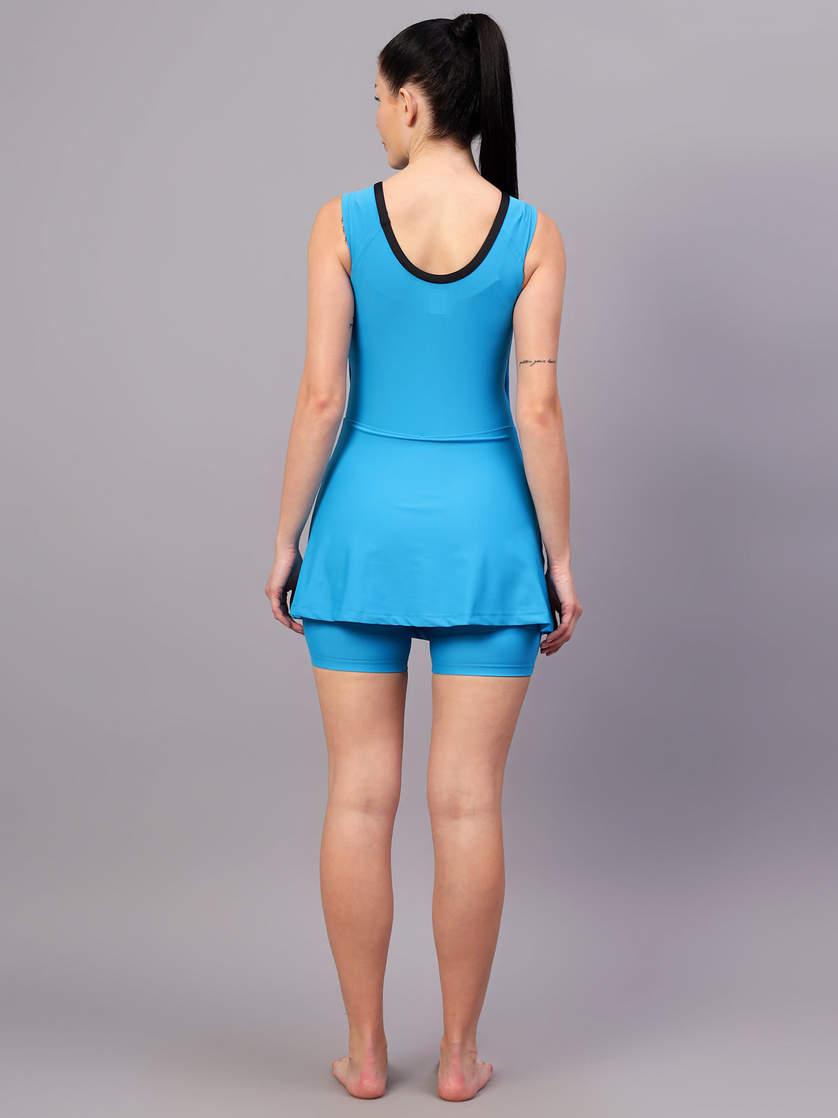 Viva Swimming Round Neck Sleeveless Swimming Costume for Women
