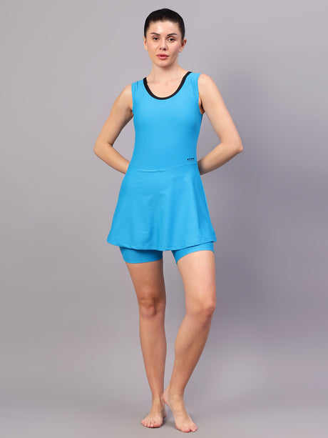 Viva Swimming Round Neck Sleeveless Swimming Costume for Women