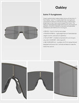 Oakley Sutro TI Sunglasses - Prizm Black/Matte Gunmetal