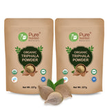 Organic Triphala Powder - 227g | 100% Pure and Natural | Supports Digestion, Detoxification, and Overall Wellness