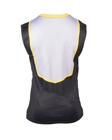 SASIB Basic GYM Vest - Black Yellow