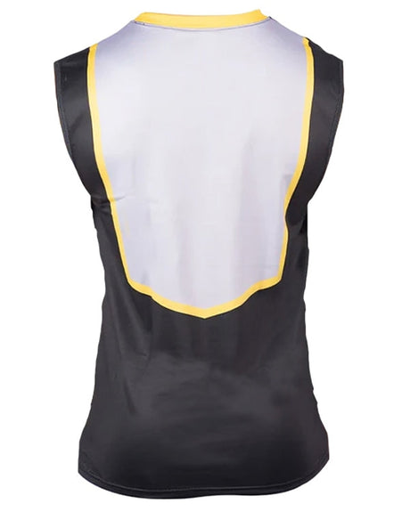 SASIB Basic GYM Vest - Black Yellow