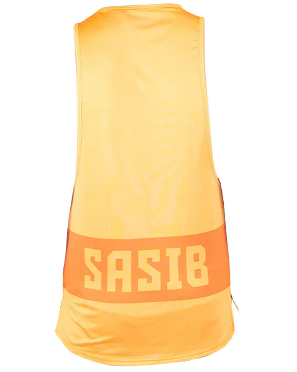 SASIB Basic Deep Cut GYM Vest - Yellow Golden