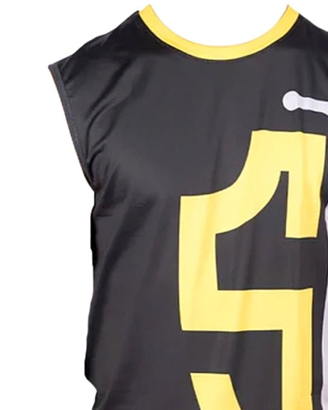 SASIB Basic GYM Vest - Black Yellow