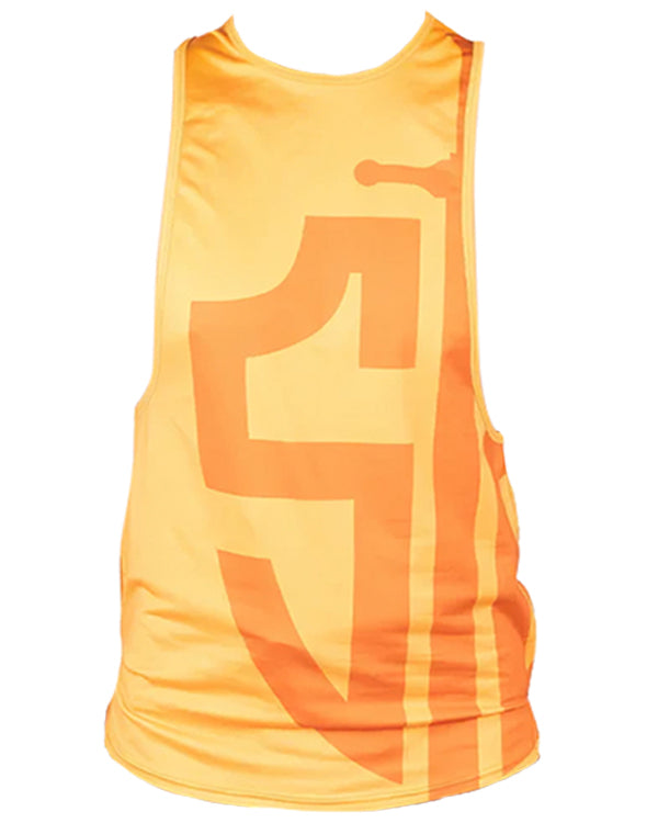 SASIB Basic Deep Cut GYM Vest - Yellow Golden