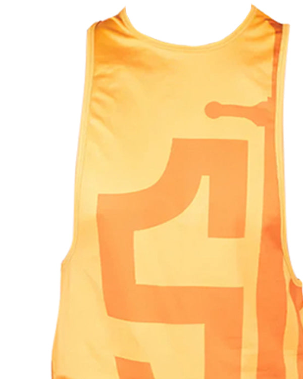 SASIB Basic Deep Cut GYM Vest - Yellow Golden