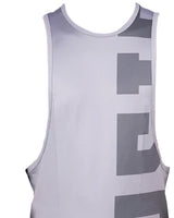 SASIB Solid Deep Cut GYM Vest - Grey