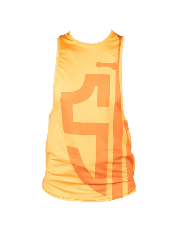 SASIB Basic Deep Cut GYM Vest - Yellow Golden