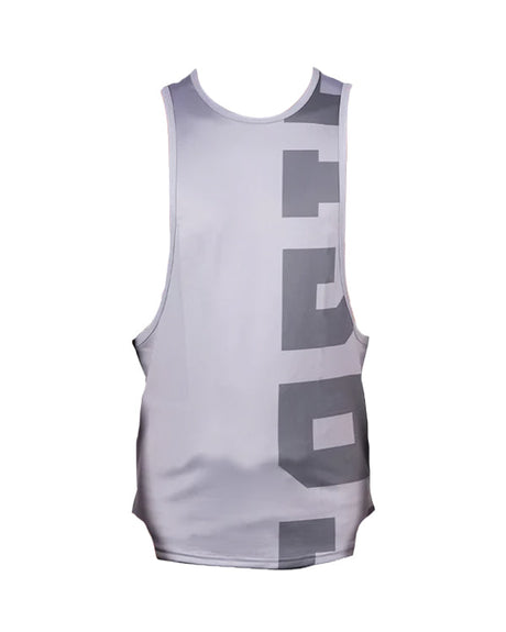 SASIB Solid Deep Cut GYM Vest - Grey