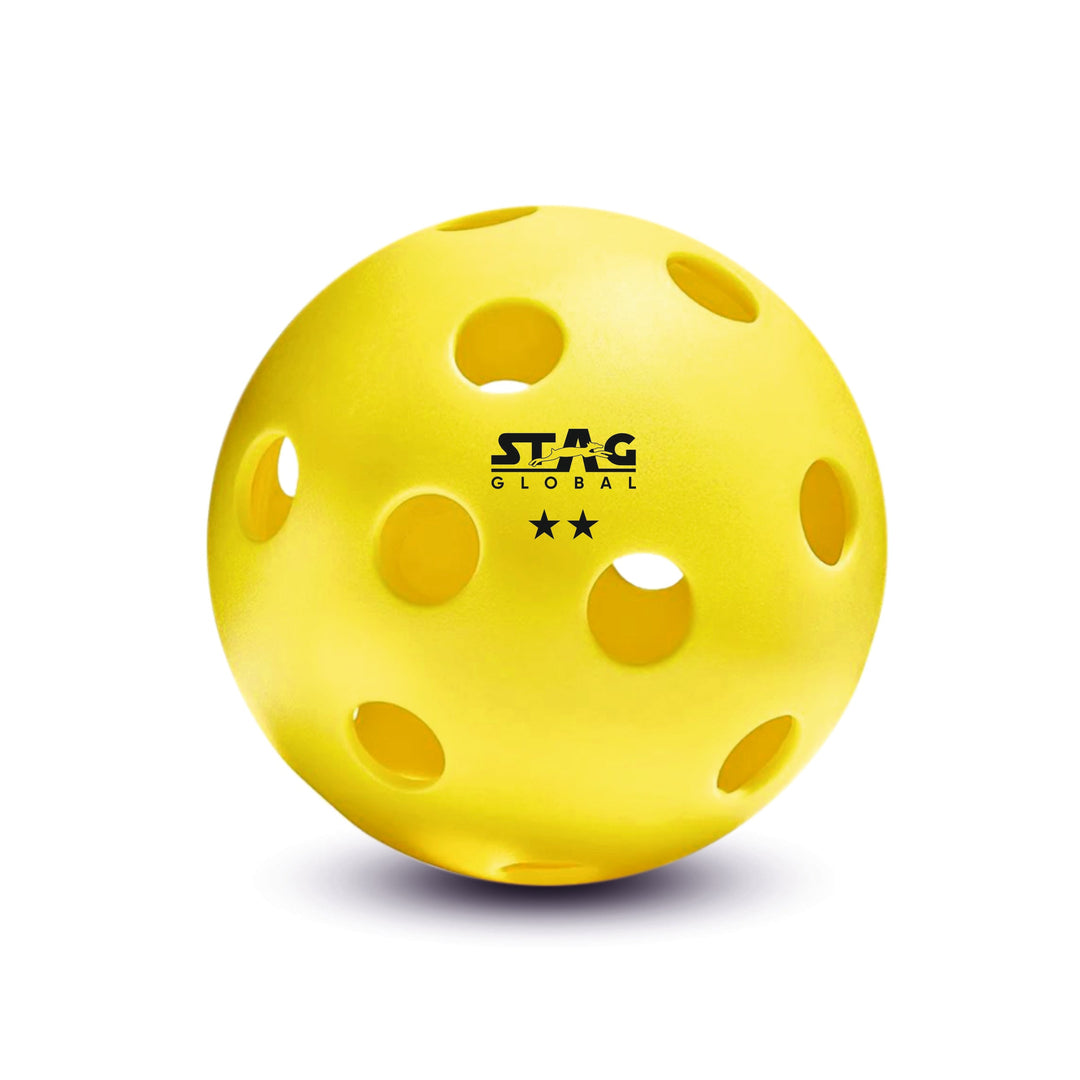 STAG GLOBAL Pickleball | Outdoor Pickleball | Perfectly Balanced | High Bounce Durable Ball