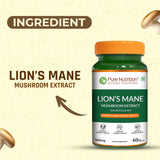 Lion's Mane Mushroom Extract 1000mg 38% Beta-Glucans | Brain & Cognitive Health