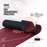 PU Alignment & Natural Rubber Yoga Mat 6mm