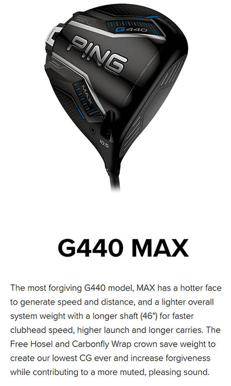 Ping G440 Max Driver