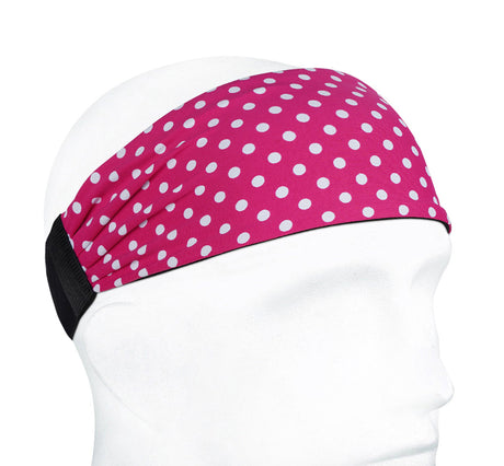 Sports Headband For Men and Women (Pink Dots)