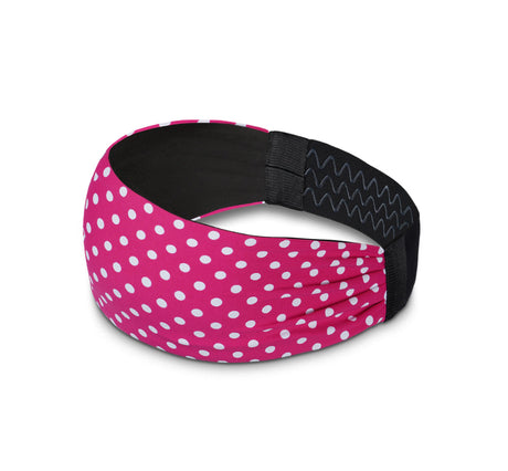 Sports Headband For Men and Women (Pink Dots)