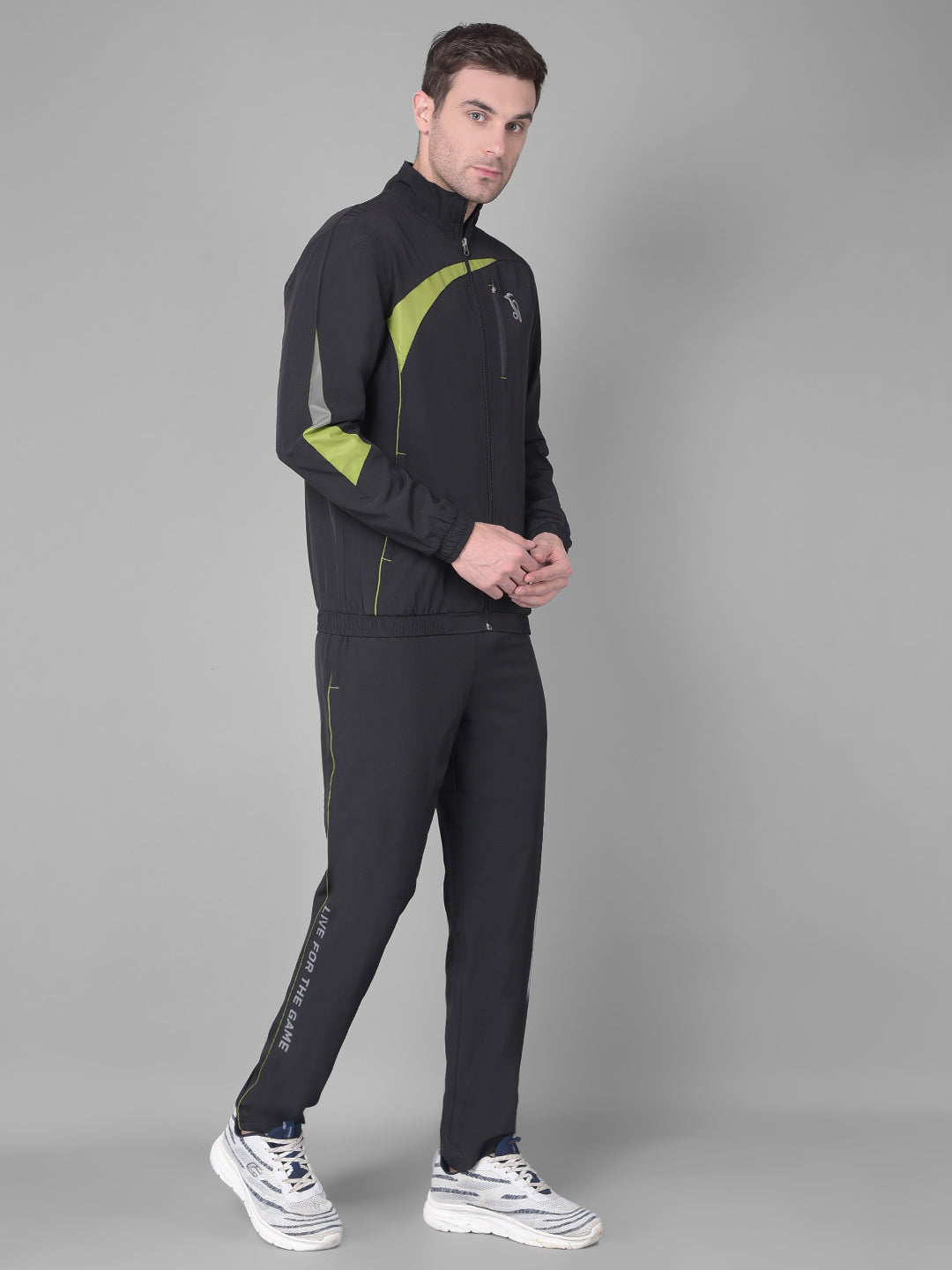 Black Track Suit for Dynamic Style on and off the Track