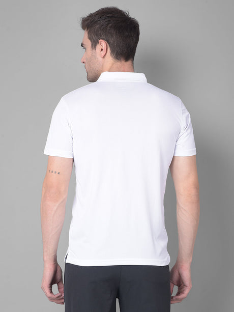 White Polo Elevate Your Style with Sporty T-shirt