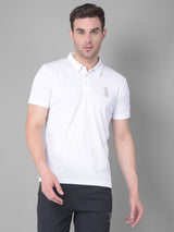 White Polo Elevate Your Style with Sporty T-shirt