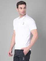 White Polo Elevate Your Style with Sporty T-shirt