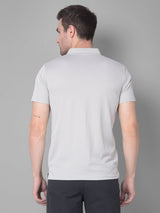 Steel Grey Polo Elevate Your Style with Sporty T-shirt