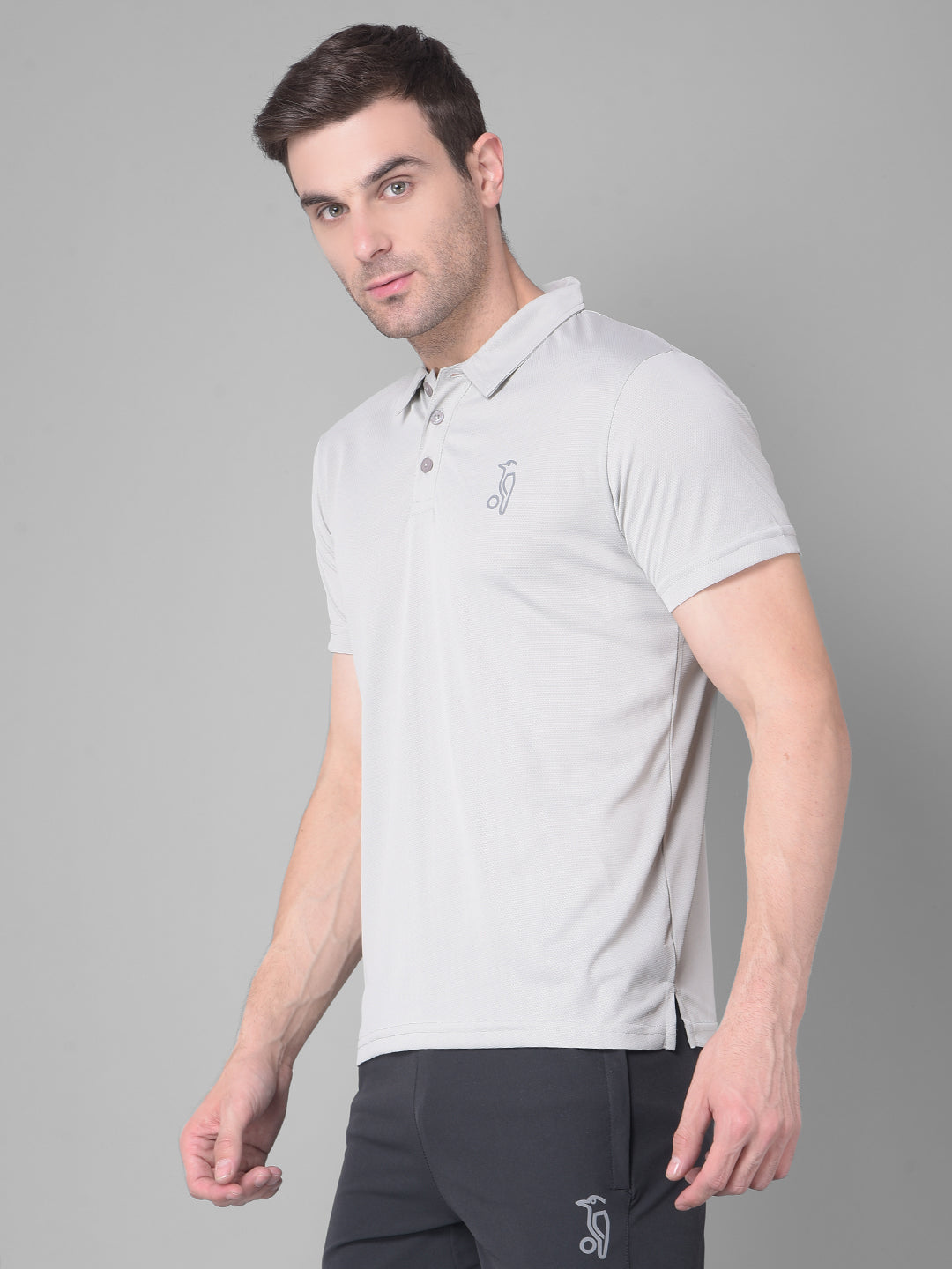 Steel Grey Polo Elevate Your Style with Sporty T-shirt
