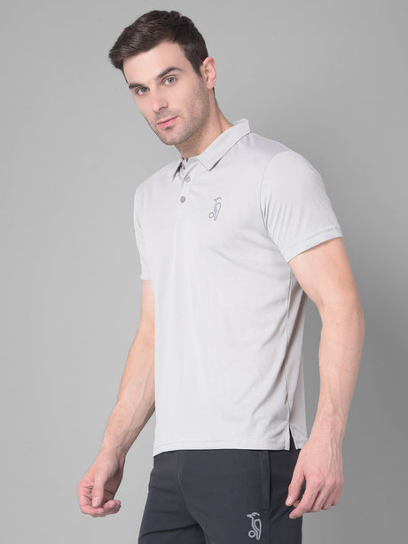 Steel Grey Polo Elevate Your Style with Sporty T-shirt