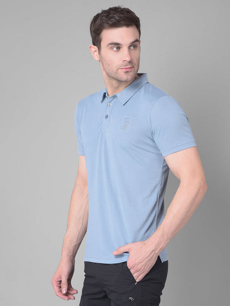 Grey Polo Elevate Your Style with Sporty T-shirt