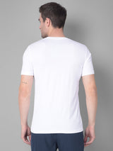 White Round Neck T-Shirt for Timeless Simplicity