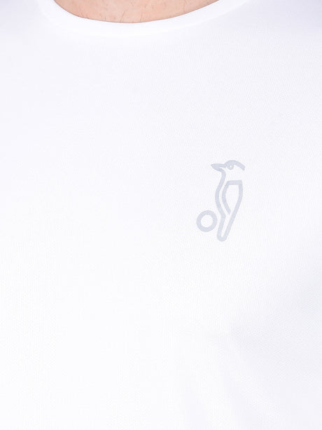 White Round Neck T-Shirt for Timeless Simplicity