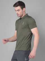 Dark Green Polo T-shirt for Stylish Comfort