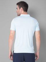 Sky Blue Polo Elevate Your Style with Sporty T-shirt