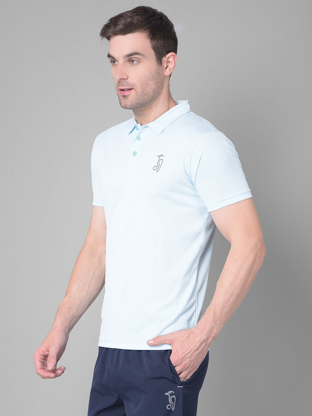 Sky Blue Polo Elevate Your Style with Sporty T-shirt