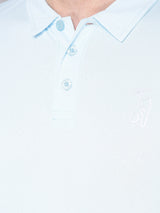Sky Blue Polo Elevate Your Style with Sporty T-shirt