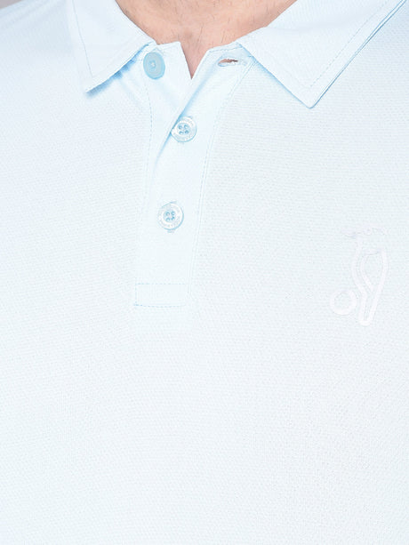 Sky Blue Polo Elevate Your Style with Sporty T-shirt