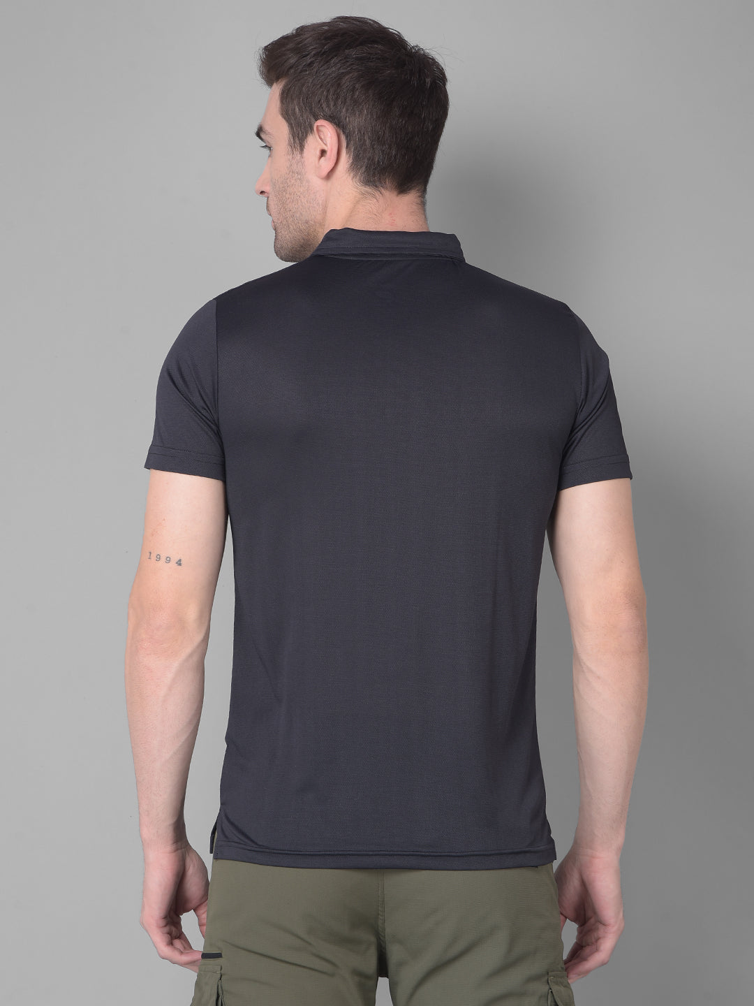 Black Polo T-shirt for Effortless Elegance