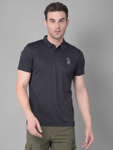 Black Polo T-shirt for Effortless Elegance