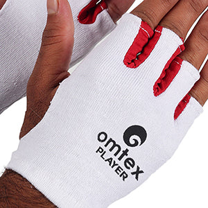 Omtex Player Cut Inner Gloves White