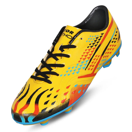 Python Synthtic Leather Upper Double Colored TPU Sole Padded Football Studs/ Football Shoes For Men