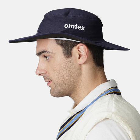 Omtex Club Panama Hat Navy Blue | Omtex