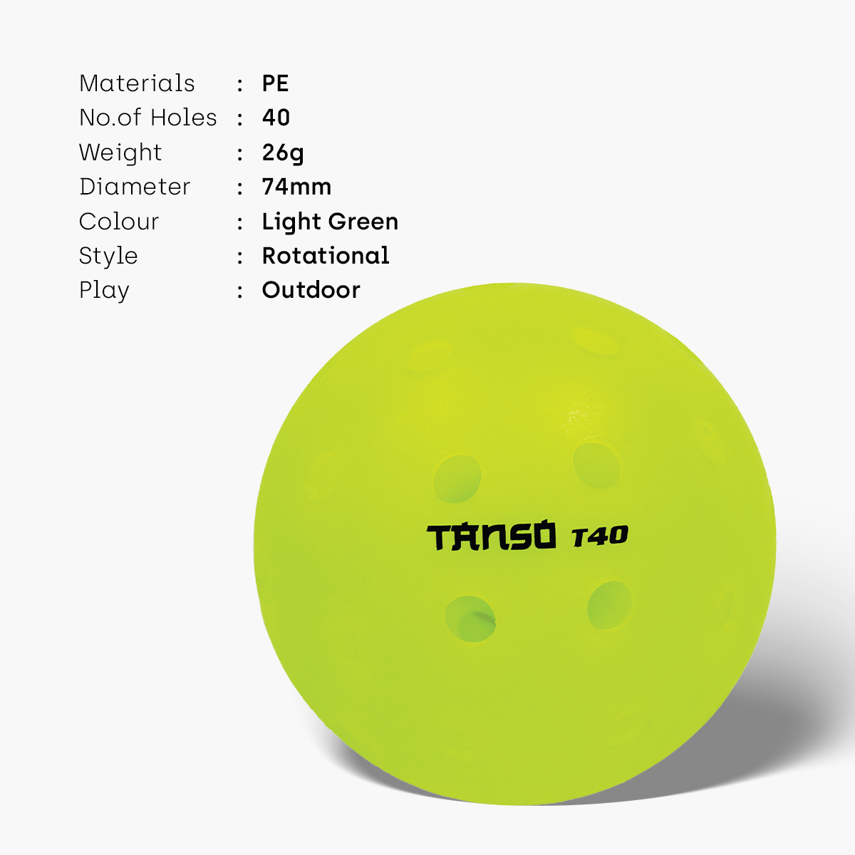 T 40 PICKLE BALL