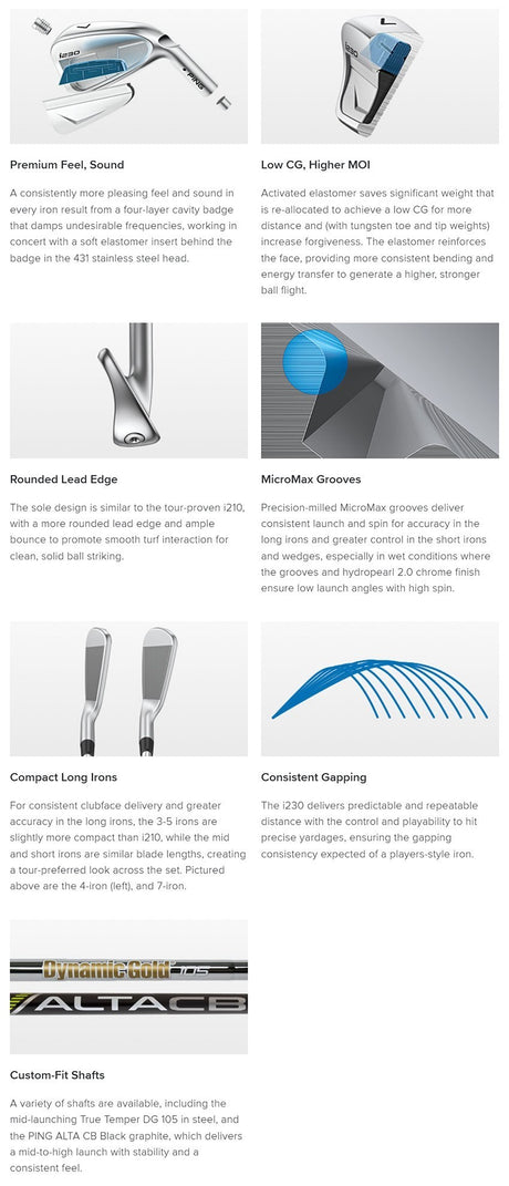 Ping i230 (3-P) Graphite Irons