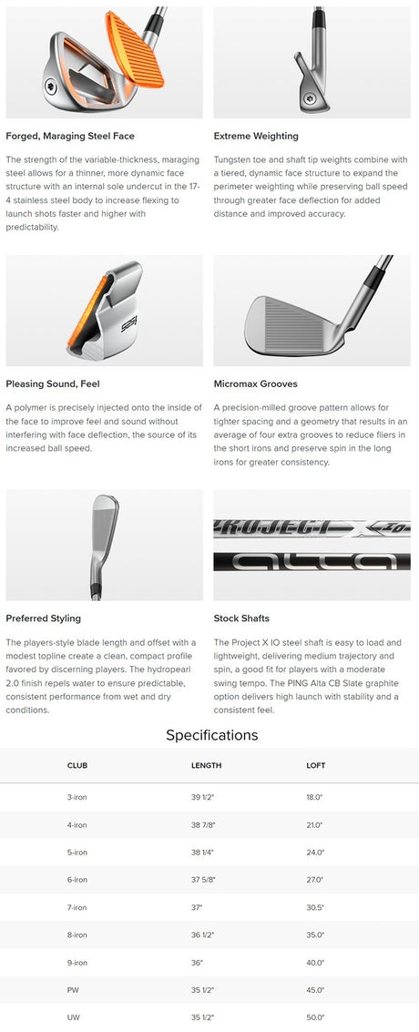 Ping i525 (3-P) Steel Irons