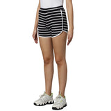 PIXY Stripe Shorts - Black