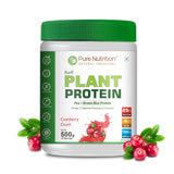 Vegan Protein Cranberry Crush Powder Plant-Based Protein (500g) - Nutrition by Pure Nutrition