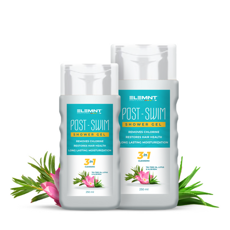Post Swim Shower Gel for Adults & Kids 400 ML (Pack of 2) | Elemntlife